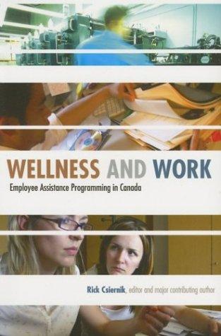 Cover for Wellness and Work