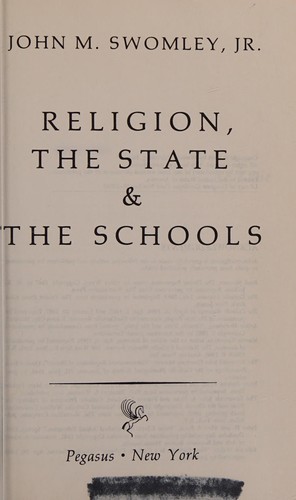 Cover for Religion, the state & the schools