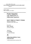 Cover for Product Integration (Encyclopedia of mathematics and its applications)
