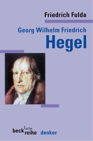 Cover for Georg Wilhelm Friedrich Hegel.