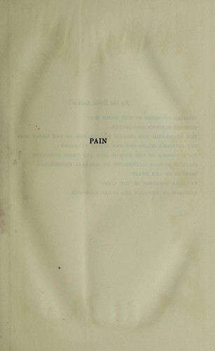 Cover for Pain