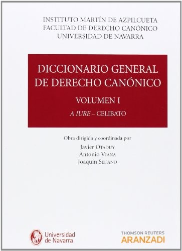 Cover for Diccionario general de derecho canónico