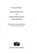 Cover for Die Entwicklung des indogermanischen Vokalsystems