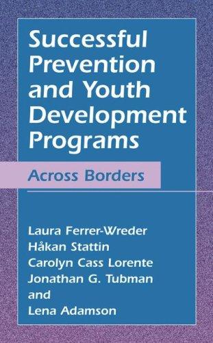 Cover for Successful Prevention and Youth Development Programs