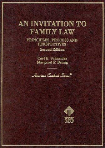 Cover for An Invitation to Family Law