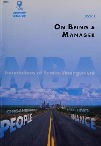 Cover for Foundations of Senior Management: Book 01: People