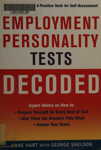 Cover for Employment personality tests decoded