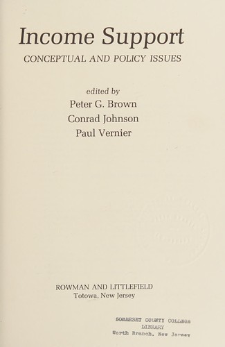Cover for Income support