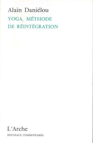 Cover for Yoga, methode de reintegration