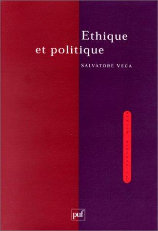 Cover for Ethique et Politique
