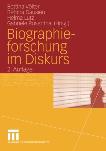 Cover for Biographieforschung im Diskurs (German Edition)