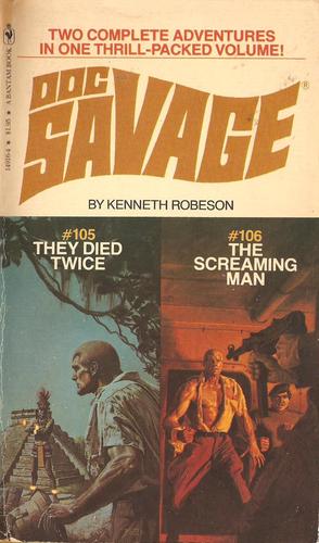 Cover for Doc Savage. # 105 & # 106.