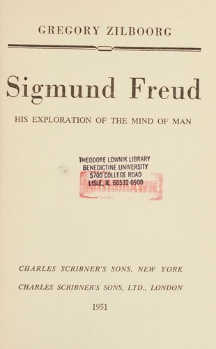 Cover for Sigmund Freud