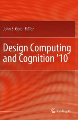 Cover for Design Computing And Cognition 10