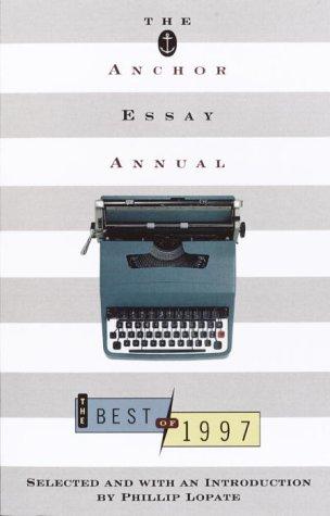 Cover for The Anchor Essay Annual