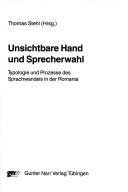 Cover for Unsichtbare Hand und Sprecherwahl