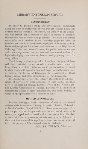 Cover for Library extension service