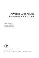 Cover for Poverty and policy in American history