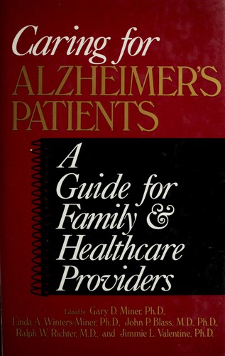 Cover for Caring for Alzheimer's patients