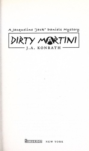 Cover for DIRTY MARTINI