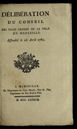 Cover for De libe ration