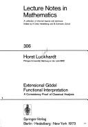 Cover for Extensional Gödel functional interpretation