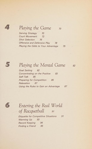 Cover for Racquetball