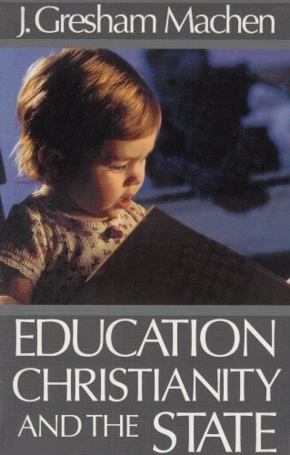Cover for Education, Christianity and the State