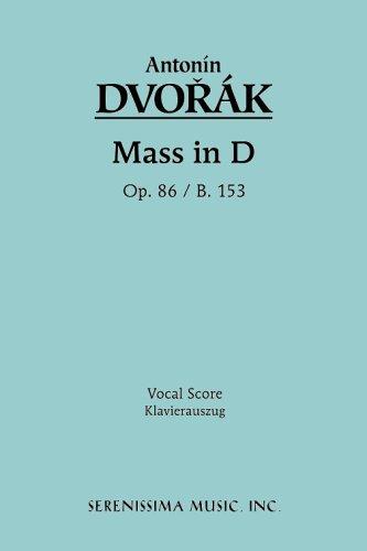 Cover for Mass in D, Op. 86 - Vocal score