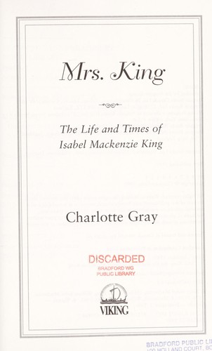 Cover for Mrs. King