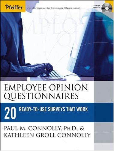 Cover for Employee Opinion Questionnaires