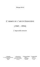 Cover for L' armée de l'air en Indochine