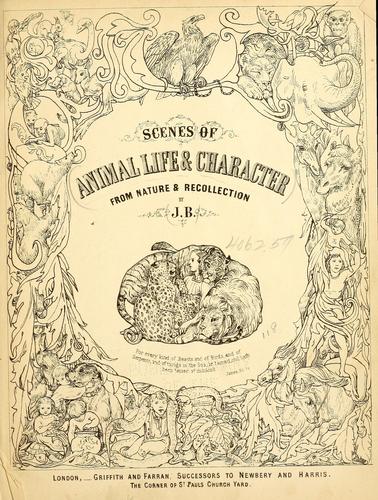 Cover for Scenes of animal life & character from nature & recollection