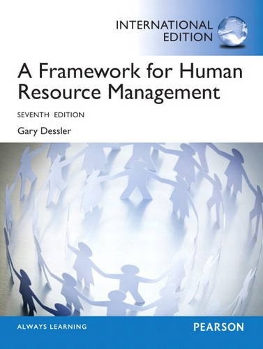 Cover for Framework for Human Resource Management