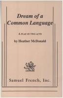 Cover for Dream of a common language