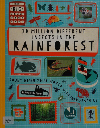 Cover for 30 million different insects in the rainforest