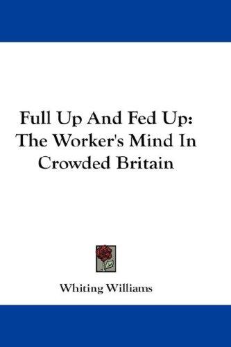 Cover for Full Up And Fed Up