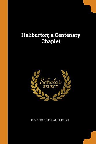 Cover for Haliburton; a Centenary Chaplet