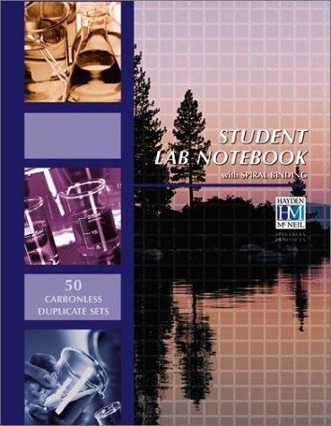 Cover for Student Lab Notebook