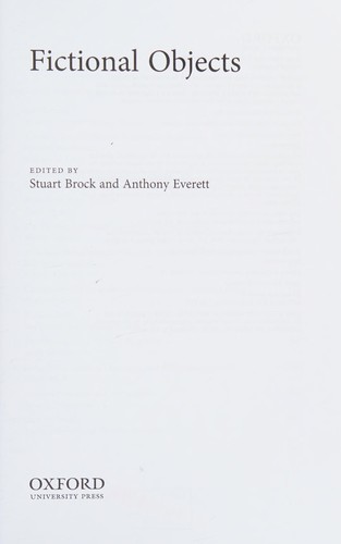 Cover for Fictional Objects
