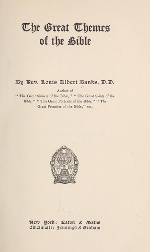 Cover for The great themes of the Bible
