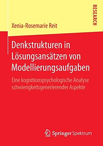 Cover for Denkstrukturen in Lösungsansätzen von Modellierungsaufgaben