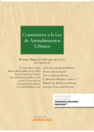Cover for Comentarios a la Ley de Arrendamientos Urbanos