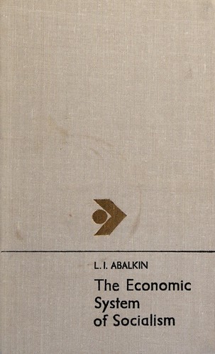 Cover for The economic system of socialism