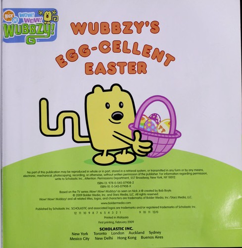 Cover for Wubbzy's egg-cellent Easter