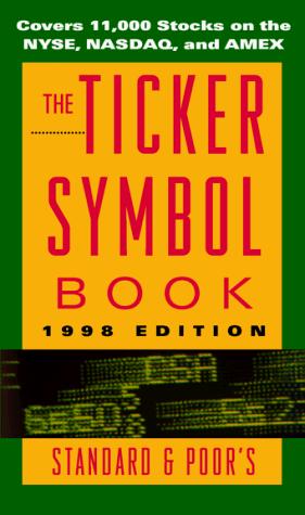 Cover for The Ticker Symbol Book, 1998 (Annual)