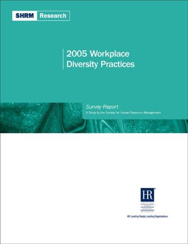 Cover for 2005 Workplace Diversity Practices Survey Report