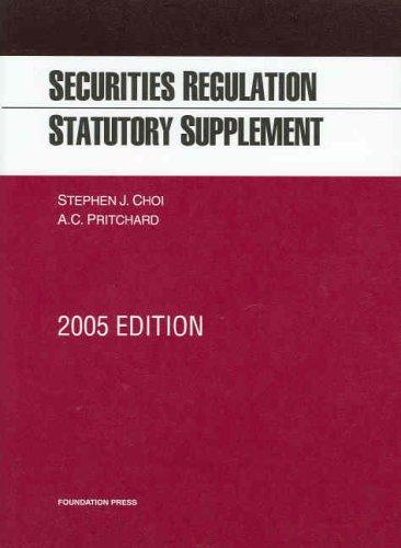 Cover for Securities Regulation