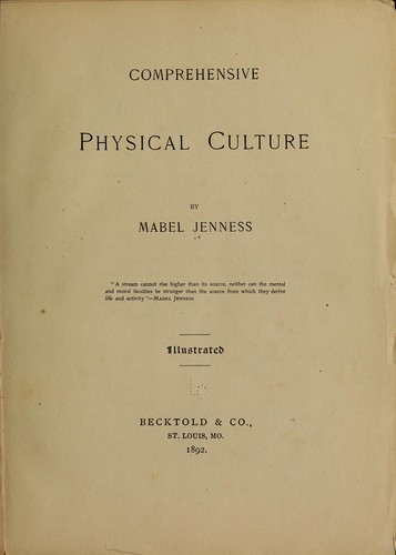 Cover for Comprehensive physical culture