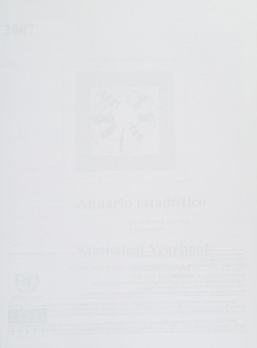 Cover for Statistical yearbook for Latin America and the Caribbean 2007